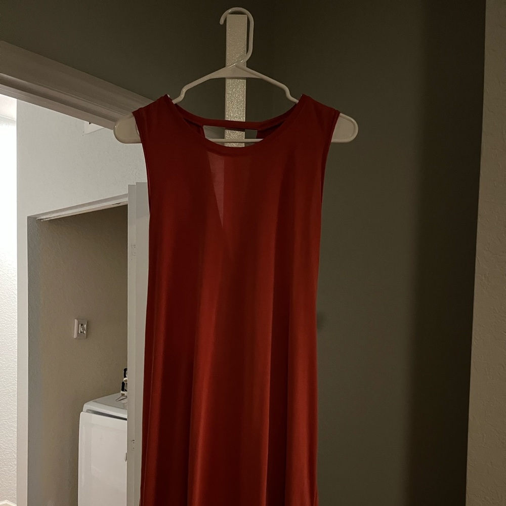 Rachel Roy burnt orange dress - size S